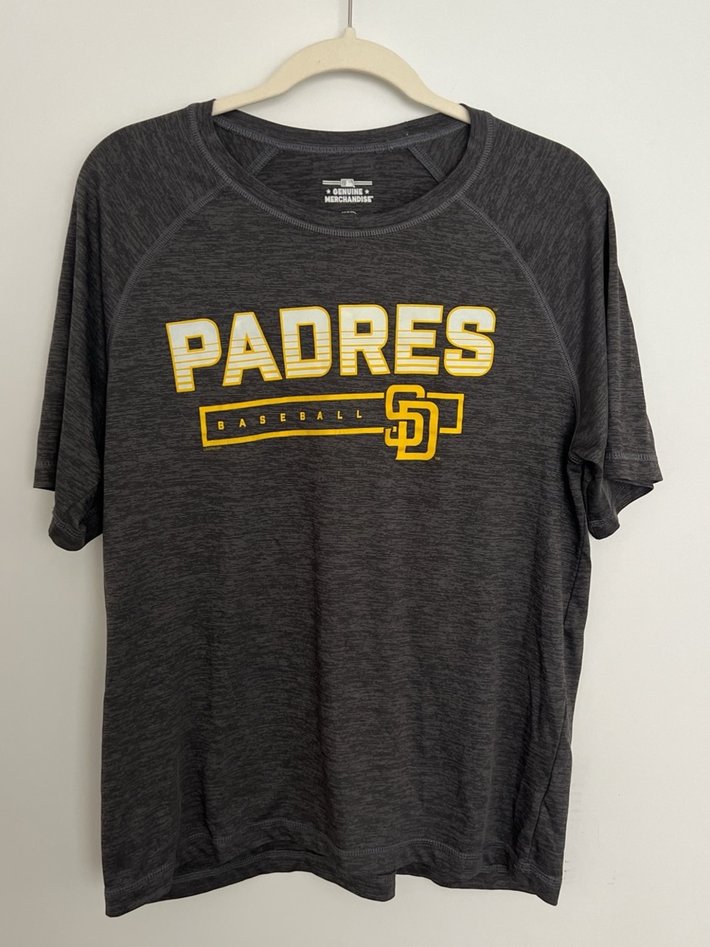MLB San Diego Padres Men's Gray Performance T-Shirt